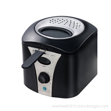 1.5liter 1100W Detachable Cool-Touch Deep Fryer with Handle